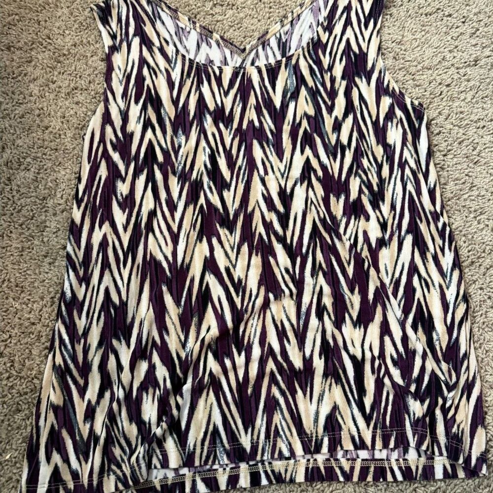 Chicos Travelers Stretch Tank Top (Size 12/14)